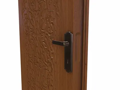 door 1 3D model purchase