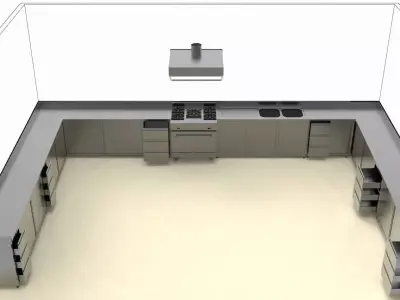 KITCHEN 35 3D model