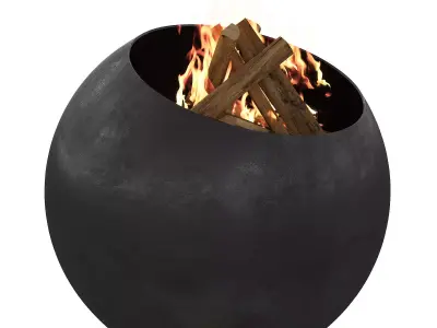 036 BBQ Bubble Spot 00 Low-poly 3D model