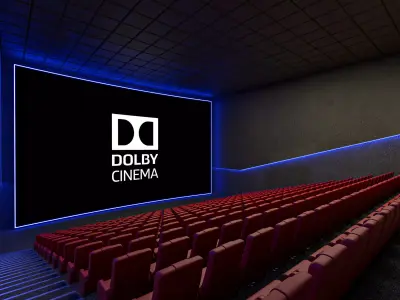 Movie Theater Interior 02 3D model