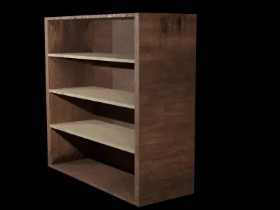 Cabinet Game Ready Low-Poly PBR 3D Model Low-poly 3D model