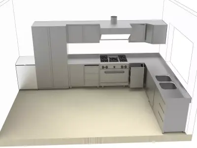 KITCHEN 93 3D model