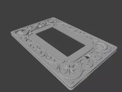 CELESTIAL DECORA STYLE SWITCH WALL PLATE 3D print model