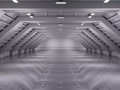 Sci Fi Underground Walkway  3D model