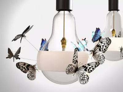 Flatterby Pendant Lamp 3D model