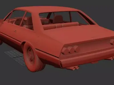 Ferrari 365 GT4 2plus2 1972 3D print model