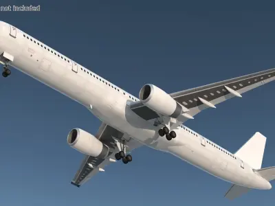  Boeing 757-300 with Cabin and Doors 