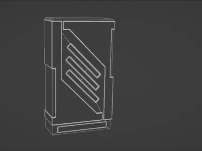 Sci-Fi Crate 3D model purchase