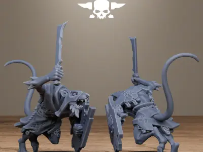 Rotfang Melee Infantry 3D print model