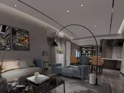 OZZ floor lamp 3D model