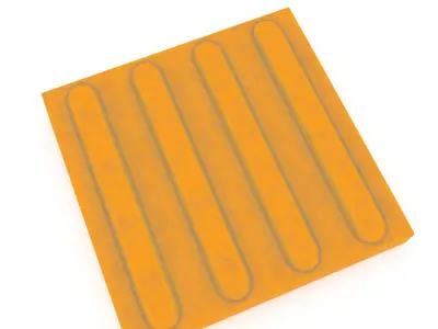 Tactile Pavement Dirty  3D model