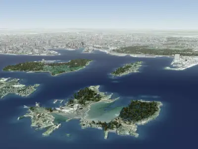 Oslo Norway Low-poly 3D model