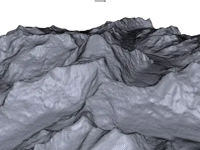 Kamet Mountain Uttarakhand India 3D model