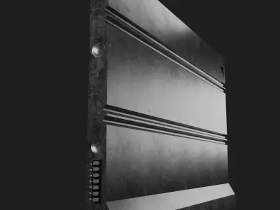 Sci-Fi Monitor 3D model 3D model