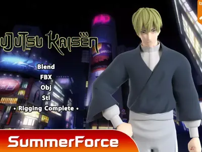 Naoya Zenin -  Jujutsu Kaisen 3D model