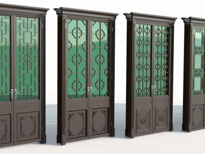 Doors interior 06 3D model