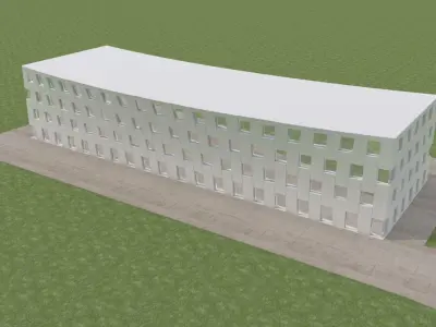 Public Building 3D model get