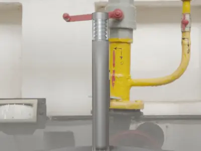 Low-Poly Basic Light Column 16 - Street Light Set-9 Low-poly 3D model