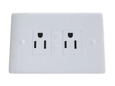Outlet Cover And Switch 3D model