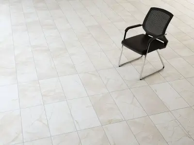 Lucca Chalk Marble Matt Tile 300 x 600 mm Texture Map Texture