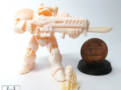 Starcraft Marines 3D print model