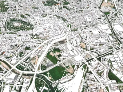 Cityscape Brno Czech Republic 3D model