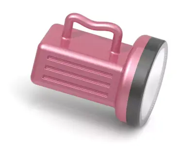 Rechargeable Torch 3D print model