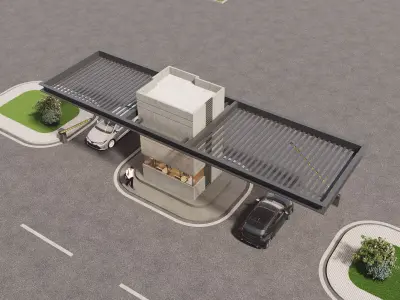 Security Booth 3D model
