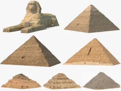  Great Sphinx and Giza Pyramids 