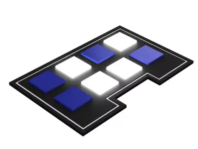 Star Wars Dashboard Panel Lighting 3D print model