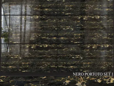 Decovita Nero Portoto 600x1200 Set 1 3D model