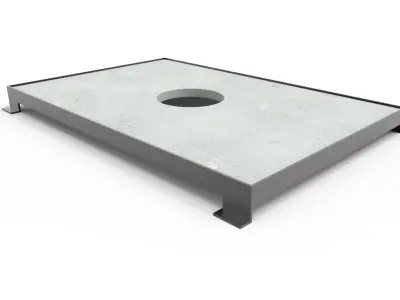 Drainage Grate for Sidewalk or Street 3D model