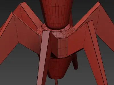 Around the tree Spider 3D model