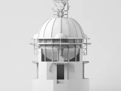 Epicyclarium - Fantasy Building - Lebbeus Woods 3D model