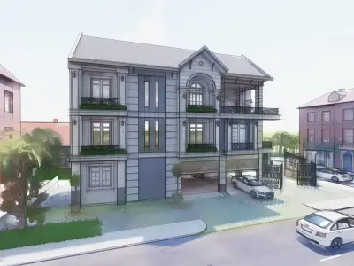 old house-Old Abandoned House 3D model