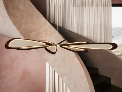 Wartel Pagaie Pendant Lamp 3D model