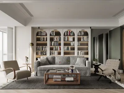 apartment interior scenes        3D model 17