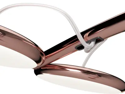 Designer lamp-bird STRUTS 3D model