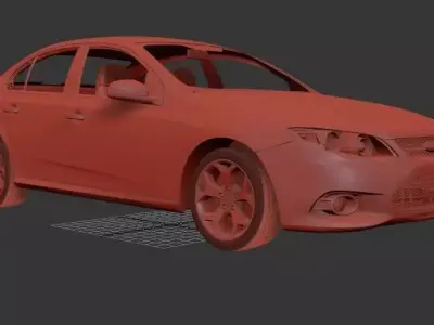 F Falcon Mk7 FG sedan XR6 2011 3D print model