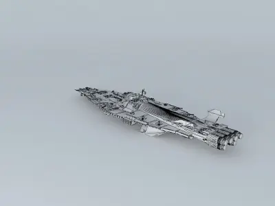 Hero Class Battlecruiser BC103D 3D model