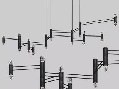 Aries XIII Minimalist Lighting System 3D model