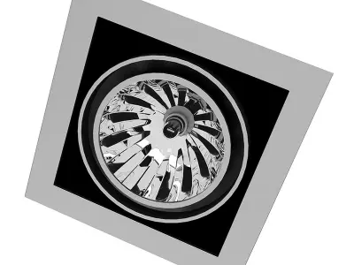 Ceiling Halogen 3 3D model