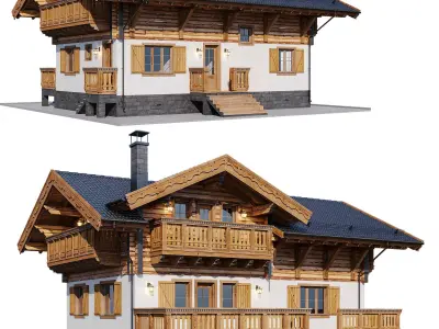 Eco wood v8 3D model