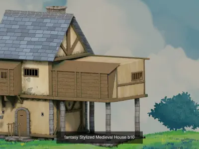 fantasy Stylized Medieval Houses FPack