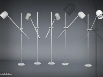 Floor Lamp 01 3D model purchase