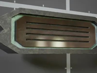 10 Sci Fi Windows 3D model