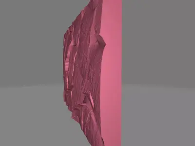 Dry Stacked Boulder Wall Geometry 3D print model purchase