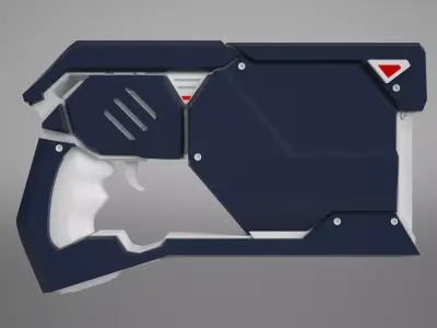 Sci-Fi Laser Hand Gun 3D model