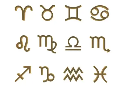 Zodiac Signs 3D model