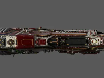 Imperial BALLISTA Medium Spinal Bow Section 3D model 3D model